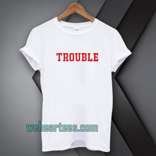 trouble-unisex-ringer-t-shirt