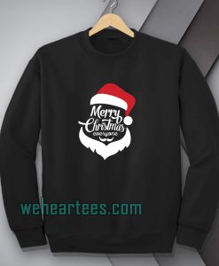 Santa Style Merry Chritsmas Sweatshirt