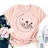 Moon Shirts Moon Lover Wild Flowers Shirt TPKJ1