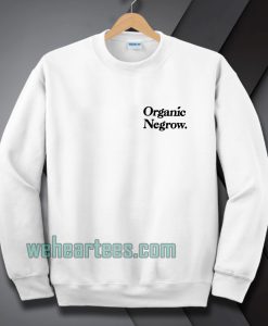 Organic Negrow Sweatshirt White TPKJ1