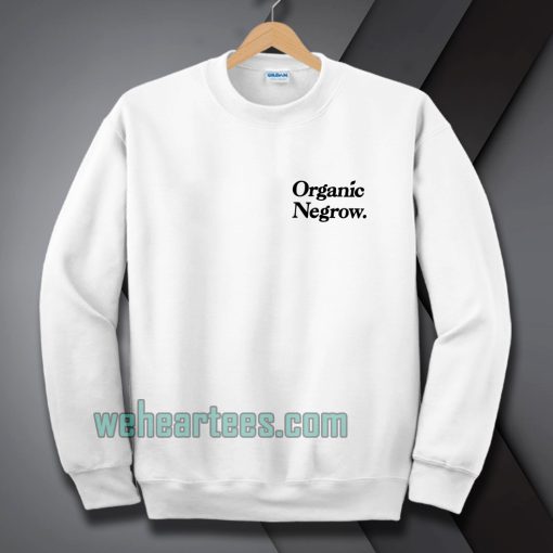 Organic Negrow Sweatshirt White TPKJ1