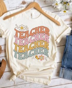 Retro Teacher Tee TPKJ1