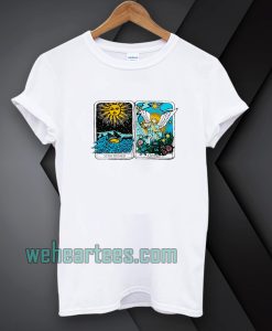 Starcrossed Lover Tarot Card T-Shirt TPKJ1