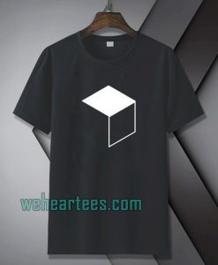 Cube Minimal Simple Geometry Nerd T Shirt TPKJ1
