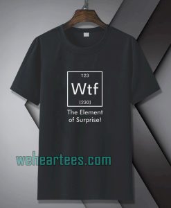 Element of SURPRISE Periodic Table Printed T-shirt TPKJ1
