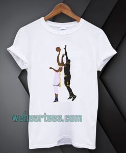 LeBron James Block On Andre Iguodala Unisex t-shirt TPKJ1