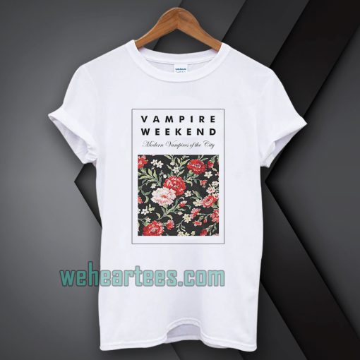 Vampire Weekend Floral Tee T-Shirt TPKJ1