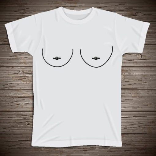 Pierced Nipples Cartoon TPKJ1