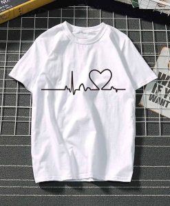 Than heart ulzzang graphic T-shirt TPKJ1