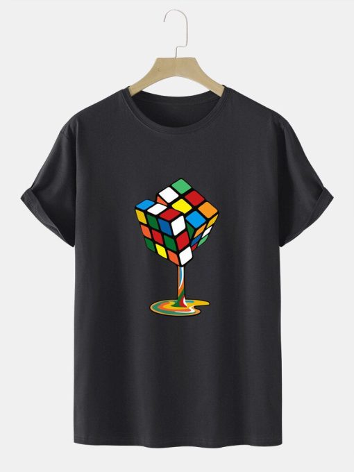 Cube Graphic T-Shirts TPKJ1