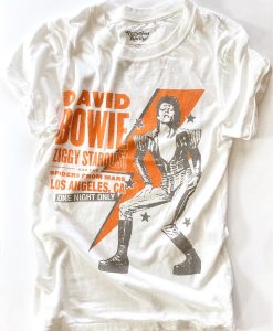 David bowie live from hollywood tee TPKJ1