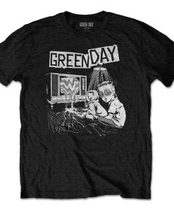 Green Day Tv Wasteland Official T-shirt TPKJ1