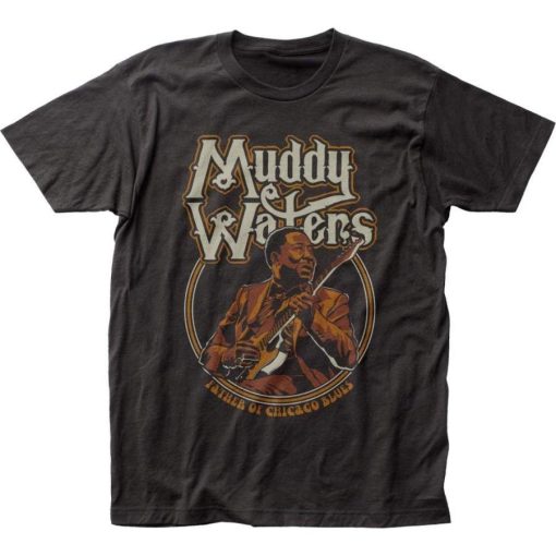 Muddy Waters Father of Chicago Blues T-Shirt TPKJ1
