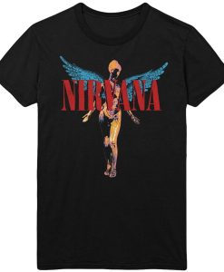 Nirvana Angelic Black T-shirt TPKJ1