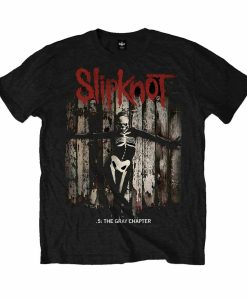 Unisex Slipknot The Gray Chapter Album Black Loose Fitting T-shirt TPKJ1