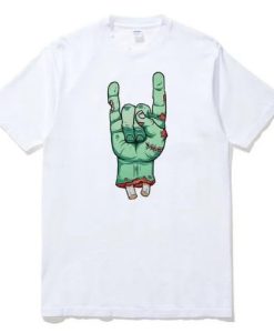 Zombie-Hand-Rock-T-Shirt