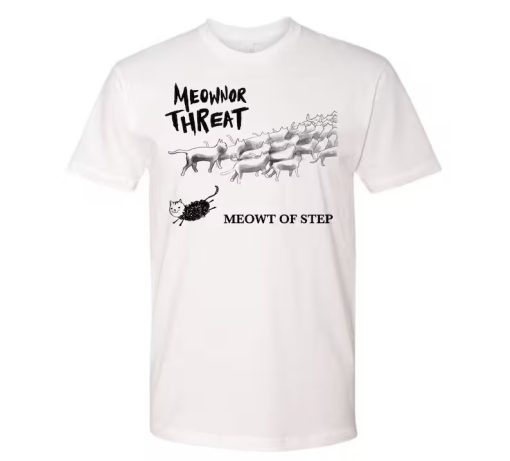 Meowner Threat Punk Cat T-Shirt AL
