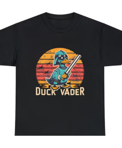 Duck Darth Vader Funny T-shirt AL