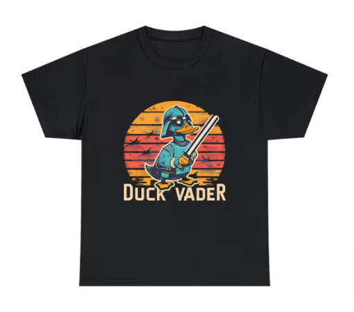 Duck Darth Vader Funny T-shirt AL