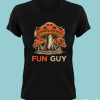 Fun Guy Funny Vintage Mushroom T-shirt AL