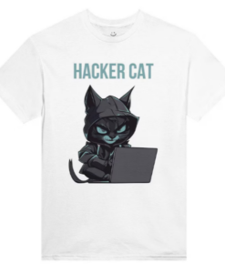 Hacker Cat T-shirt AL