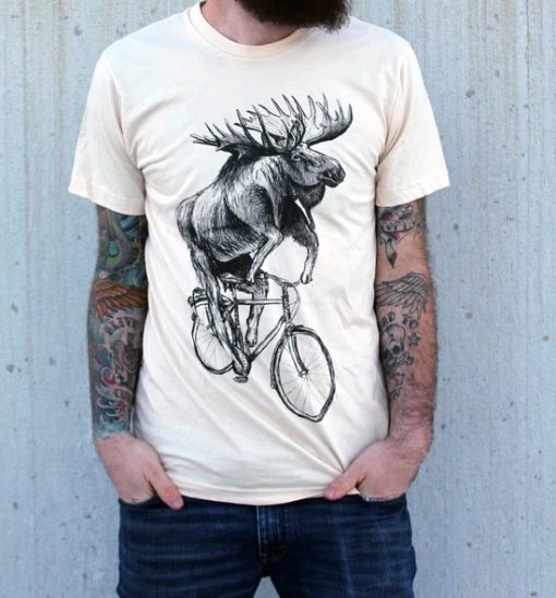 Moose on a bicycle AL