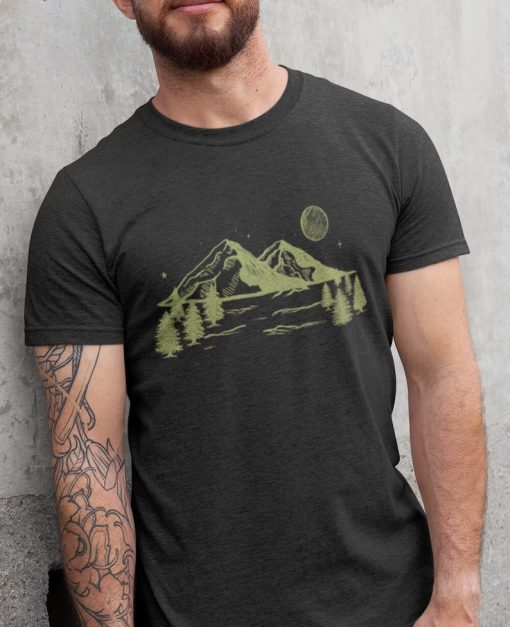 Mountains Aesthetic T-Shirt AL