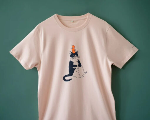 Orange Cat T-shirt AL