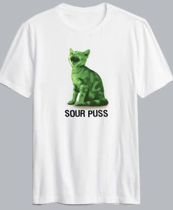 Sour Puss Cat T Shirt AL