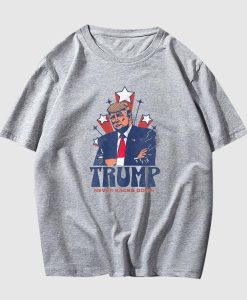 Trump Never Backs Down Retro Stars Donald Trump T-Shirt AL