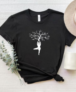 Yoga Namaste Tree T-Shirt AL