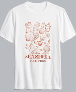 Casual Seashell Collection Beach T-shirt AL