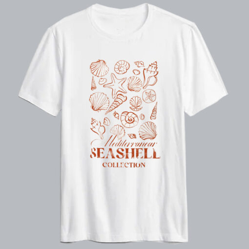 Casual Seashell Collection Beach T-shirt AL