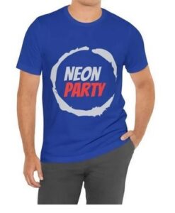 Neon Party Printing T-Shirt AL