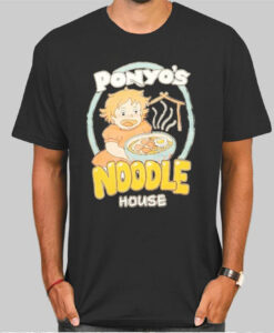 Ponyo Ramen Bowl Noodle House T-Shirt AL