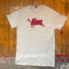 Red Rabbit on Grey T-Shirt AL