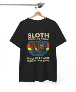 Sloth running team we’ll get there when we get there vintage T-Shirt AL